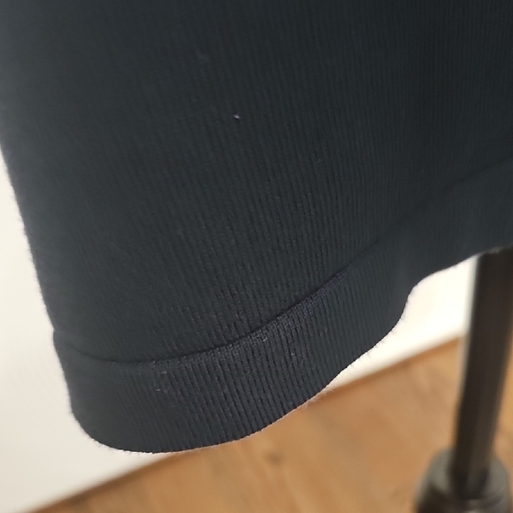 Calvin Klein Dark Green Puff Sleeve Sweater Dress - Picture 6 of 9